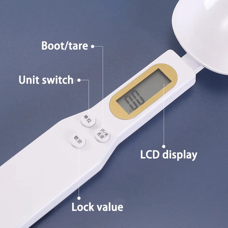 Balança de cozinha eletrônica com Medição Digital LCD - 500g